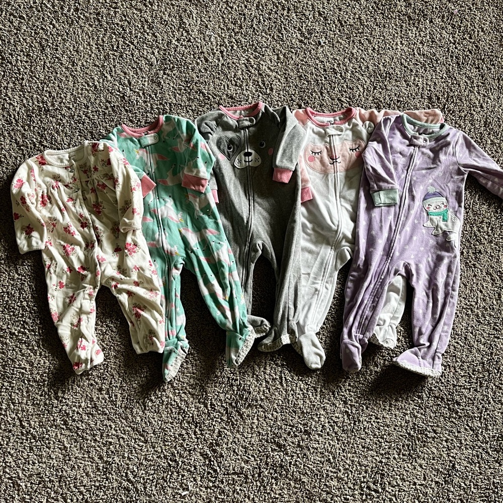 Fleece pajamas bundle
